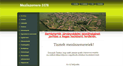 Desktop Screenshot of mezoszemere.com
